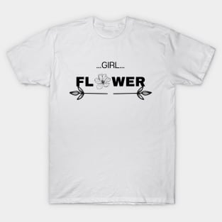 Girl Flower T-Shirt